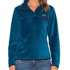 Patagonia Blue Re-Took Snap-T Fleece Pullover